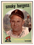 1959 Topps #432 Smoky Burgess Pirates Signed Autographed 534541