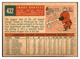 1959 Topps #432 Smoky Burgess Pirates Signed Autographed 534541