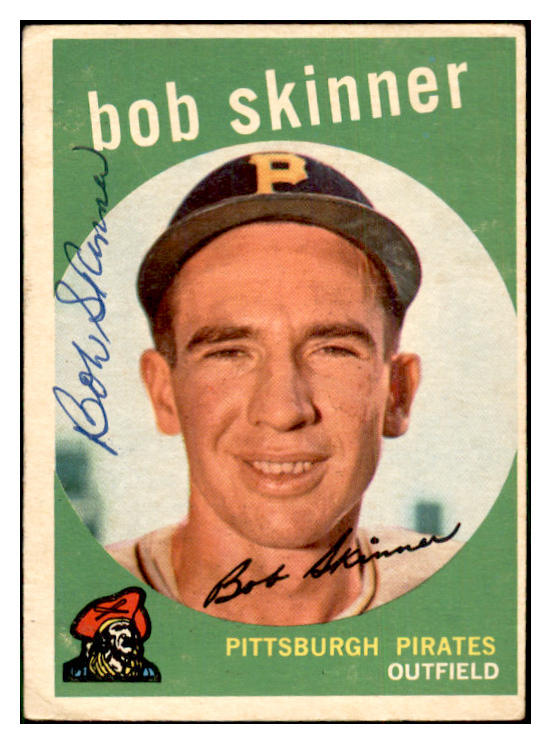 1959 Topps #320 Bob Skinner Pirates Signed Autographed 534546