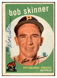 1959 Topps #320 Bob Skinner Pirates Signed Autographed 534546