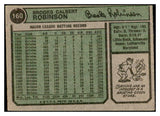 1974 Topps #160 Brooks Robinson Orioles Signed Autographed 534581
