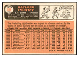 1966 Topps #598 Gaylord Perry Giants Signed Autographed 534585