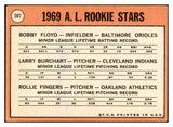 1969 Topps #597 Rollie Fingers A's Signed Autographed 534586