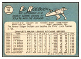 1965 Topps #052 Ed Roebuck Phillies Signed Autographed 534587