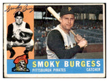 1960 Topps #393 Smoky Burgess Pirates Signed Autographed 534612