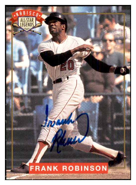 1994 Nabisco Frank Robinson Orioles Signed Autographed 534618