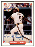 1993 Nabisco Willie Stargell Signed Autographed 534620
