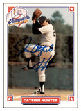 1993 Nabisco Catfish Hunter Yankees Signed Autographed 534621