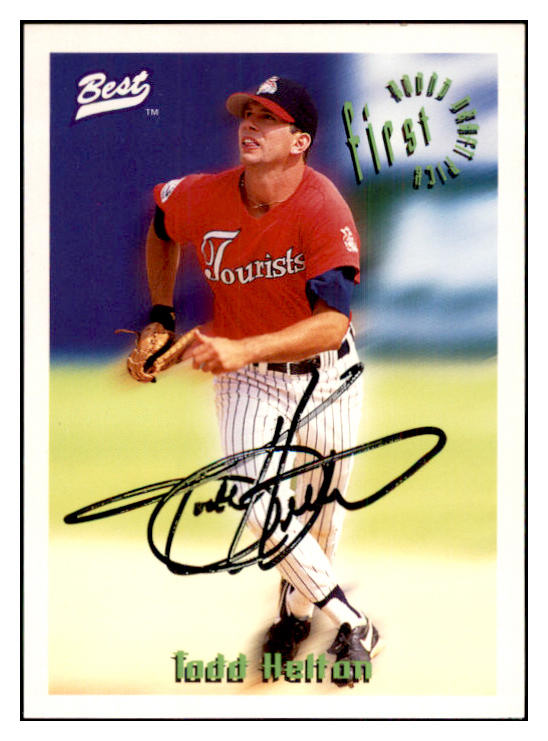 1995 Best #126 Todd Helton Tourists Signed Autographed 534628