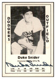 1979 Diamond Greats #094 Duke Snider Dodgers Signed Autographed 534634