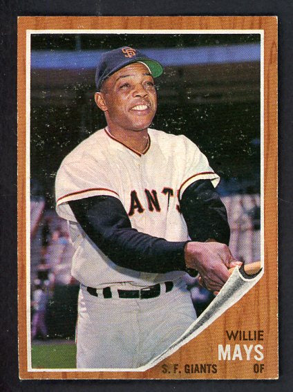 1962 Topps Baseball #300 Willie Mays Giants EX-MT 534657