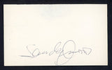 Spider Jorgensen Dodgers 3x5 Index Card Signed Autographed 534665
