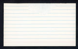 Spider Jorgensen Dodgers 3x5 Index Card Signed Autographed 534665