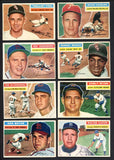 1956 Topps Set Lot 285 Diff Nice Condition Ashburn Fox 534666