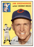1954 Topps Baseball #022 Jim Greengrass Reds EX-MT 534673