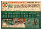 1954 Topps Baseball #022 Jim Greengrass Reds EX-MT 534673