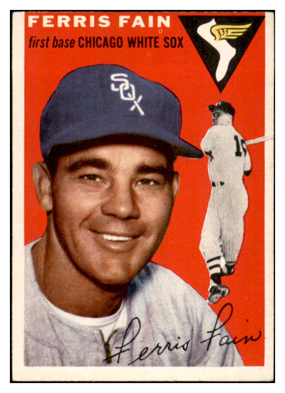1954 Topps Baseball #027 Ferris Fain White Sox EX-MT 534676