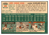 1954 Topps Baseball #029 Jim Hegan Indians EX-MT 534678
