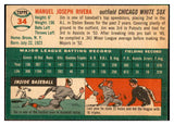 1954 Topps Baseball #034 Jim Rivera White Sox EX-MT 534681