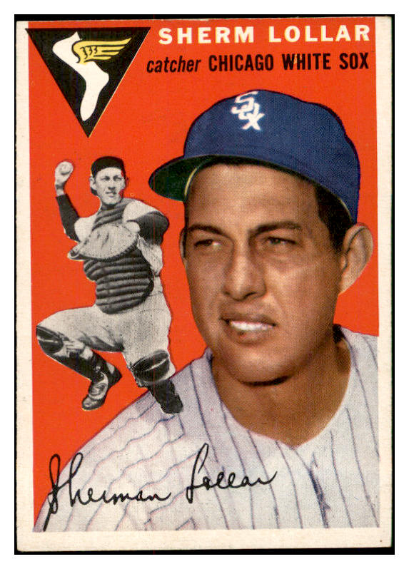 1954 Topps Baseball #039 Sherm Lollar White Sox EX-MT 534682