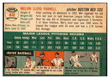 1954 Topps Baseball #040 Mel Parnell Red Sox EX-MT 534683