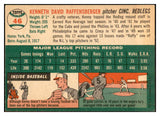 1954 Topps Baseball #046 Ken Raffensberger Reds EX-MT 534687