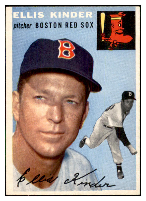 1954 Topps Baseball #047 Ellis Kinder Red Sox EX-MT 534688