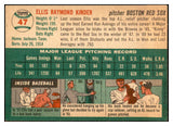 1954 Topps Baseball #047 Ellis Kinder Red Sox EX-MT 534688