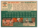 1954 Topps Baseball #051 Johnny Lindell Phillies EX-MT 534691