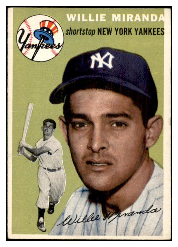 1954 Topps Baseball #056 Willie Miranda Yankees EX-MT 534694