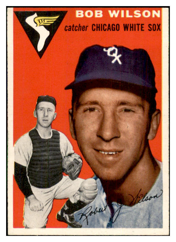 1954 Topps Baseball #058 Bob Wilson White Sox EX-MT 534696