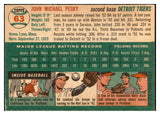 1954 Topps Baseball #063 Johnny Pesky Tigers EX-MT 534701