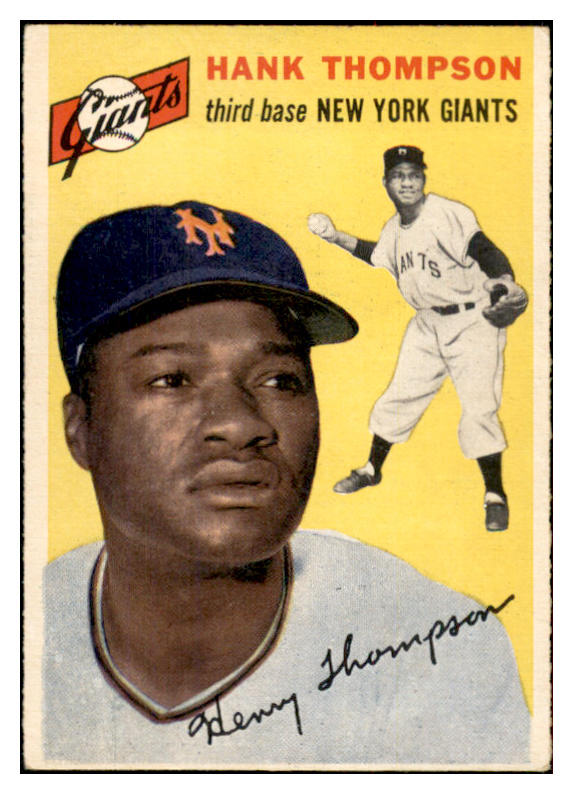 1954 Topps Baseball #064 Hank Thompson Giants EX-MT 534702