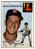 1954 Topps Baseball #066 Ted Lepcio Red Sox EX-MT 534704