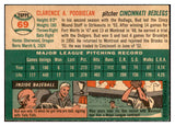 1954 Topps Baseball #069 Bud Podbielan Reds EX-MT 534707