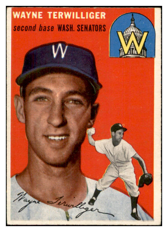 1954 Topps Baseball #073 Wayne Terwilliger Senators EX-MT 534710