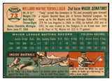 1954 Topps Baseball #073 Wayne Terwilliger Senators EX-MT 534710