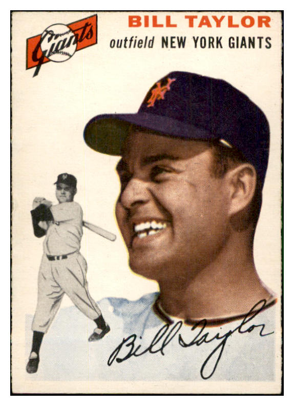 1954 Topps Baseball #074 Bill Taylor Giants EX-MT 534711