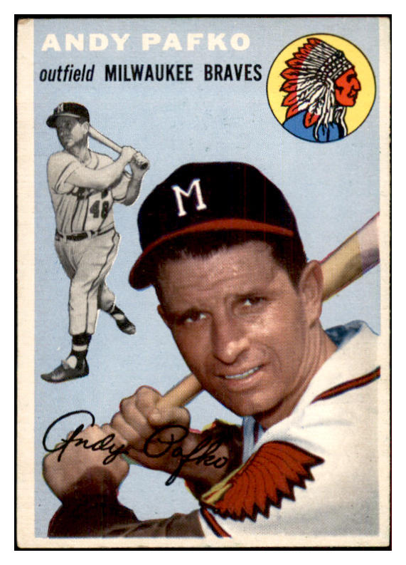 1954 Topps Baseball #079 Andy Pafko Braves EX-MT 534716
