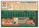 1954 Topps Baseball #084 Dick Cole Pirates EX-MT 534721