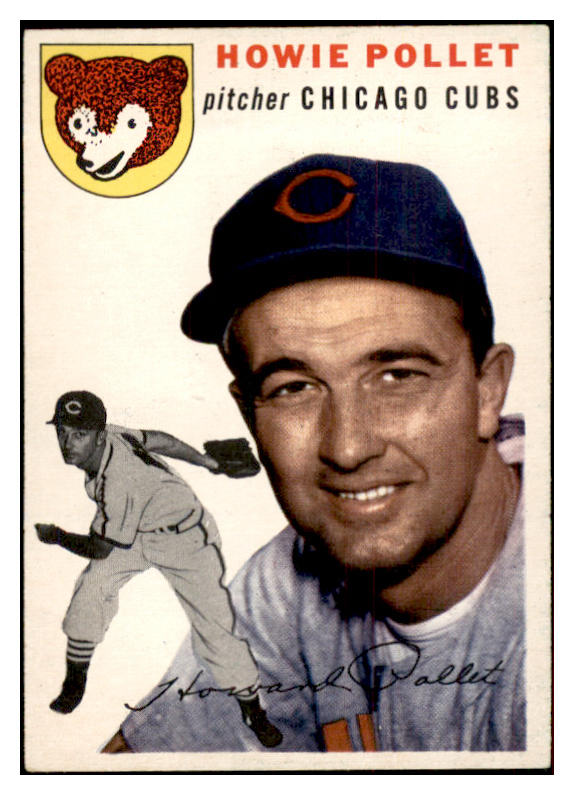 1954 Topps Baseball #089 Howie Pollet Cubs EX-MT 534723