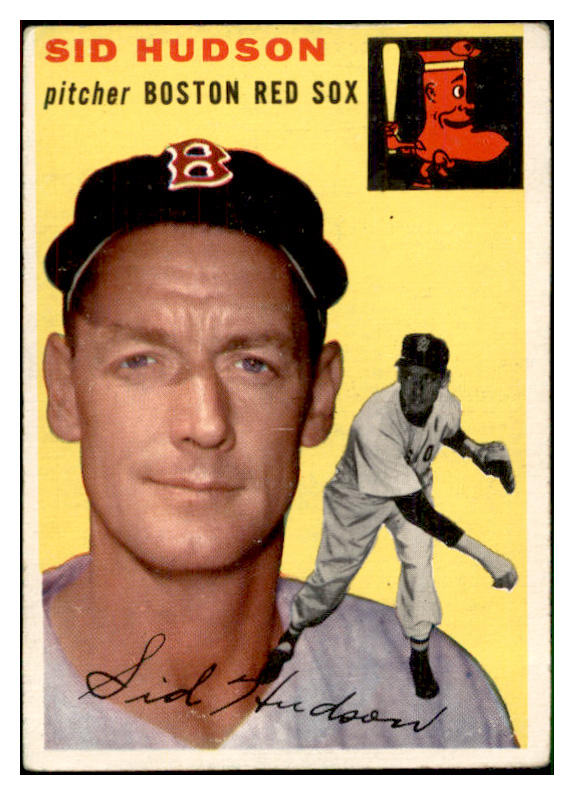 1954 Topps Baseball #093 Sid Hudson Red Sox EX 534726