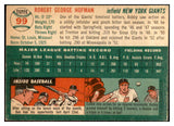 1954 Topps Baseball #099 Bobby Hofman Giants EX-MT 534729