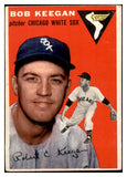 1954 Topps Baseball #100 Bob Keegan White Sox EX 534730