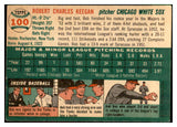 1954 Topps Baseball #100 Bob Keegan White Sox EX 534730