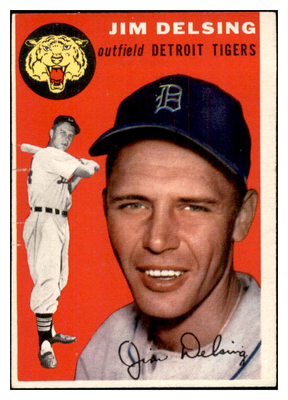 1954 Topps Baseball #111 Jim Delsing Tigers EX-MT 534740