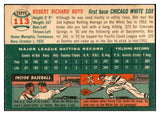 1954 Topps Baseball #113 Bob Boyd White Sox EX 534741