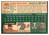 1954 Topps Baseball #117 Solly Hemus Cardinals EX-MT 534745