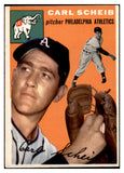 1954 Topps Baseball #118 Carl Scheib A's EX-MT 534746