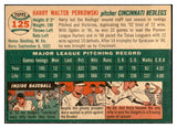 1954 Topps Baseball #125 Harry Perkowski Reds EX-MT 534752